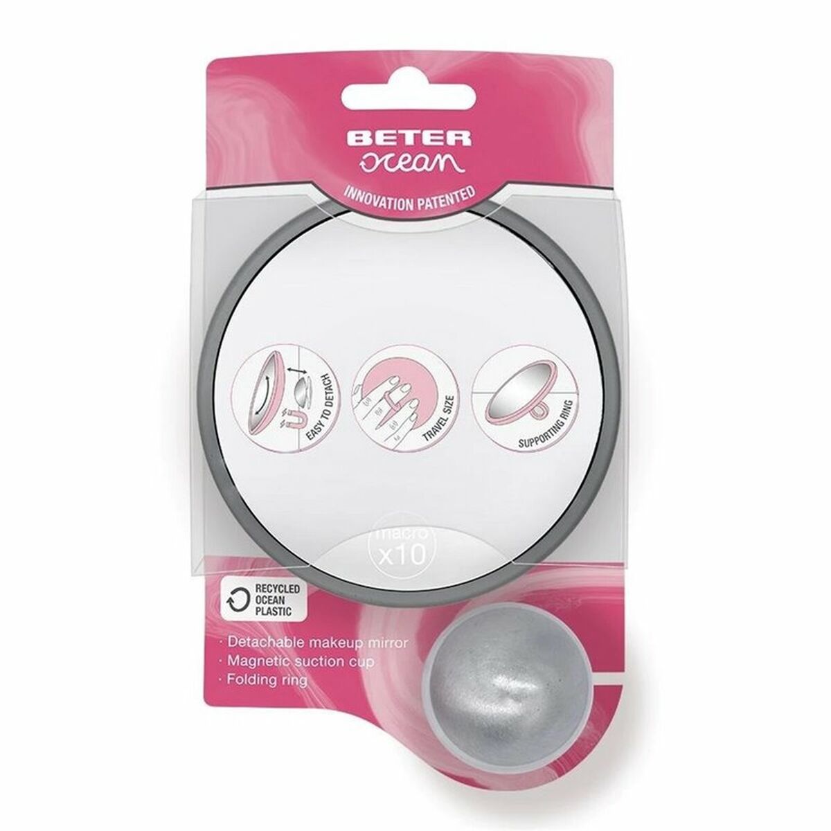 Espejo de Aumento Beter Espejo Ocean Fijación con ventosa