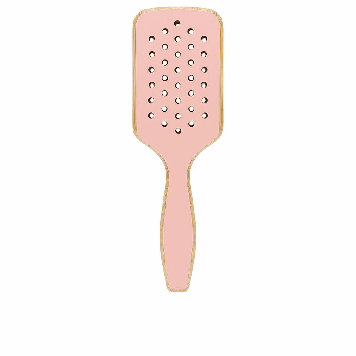 Cepillo Desenredante Ilū Bamboom Rosa Cuadrado