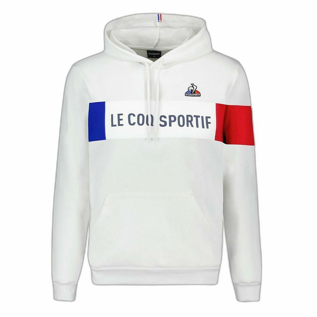 Sudadera con Capucha Hombre Le coq sportif TRI HOODY NEW OPTICAL 2310015  Blanco