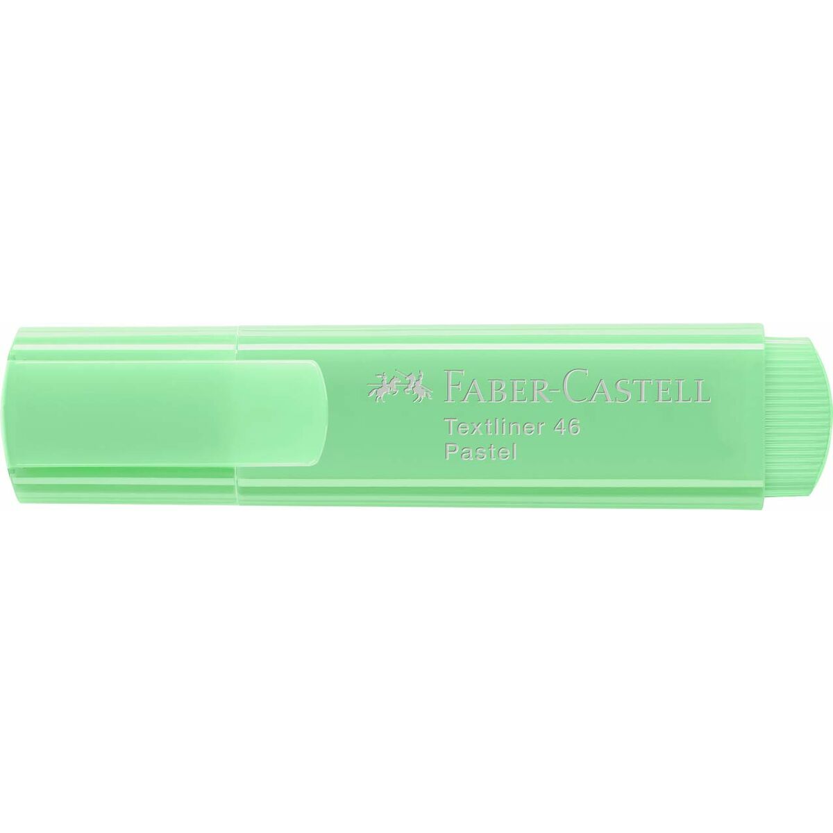 Marcador Fluorescente Faber-Castell Textliner 1546 Pastel Verde Claro (10 Unidades)