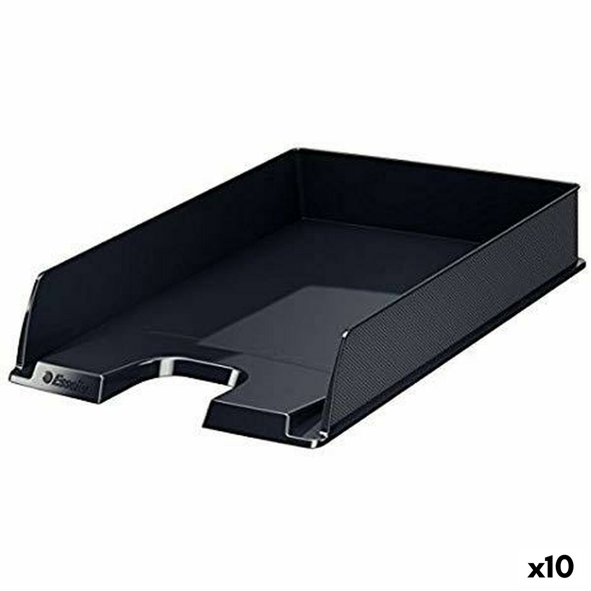 Set de Bandejas organizadoras Esselte Europost Opaco Negro 10 Unidades