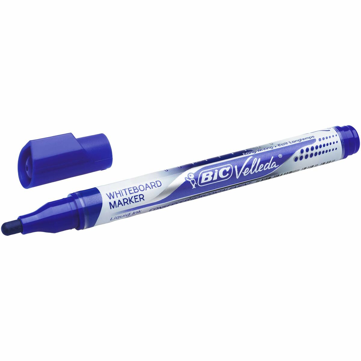 Rotulador Bic Velleda Azul (12 Piezas)