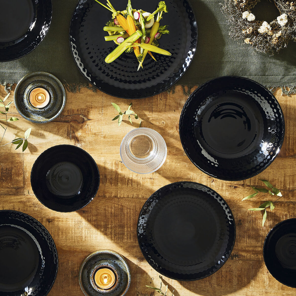 Bol para Aperitivos Luminarc Pampille Noir Negro (24 Unidades)