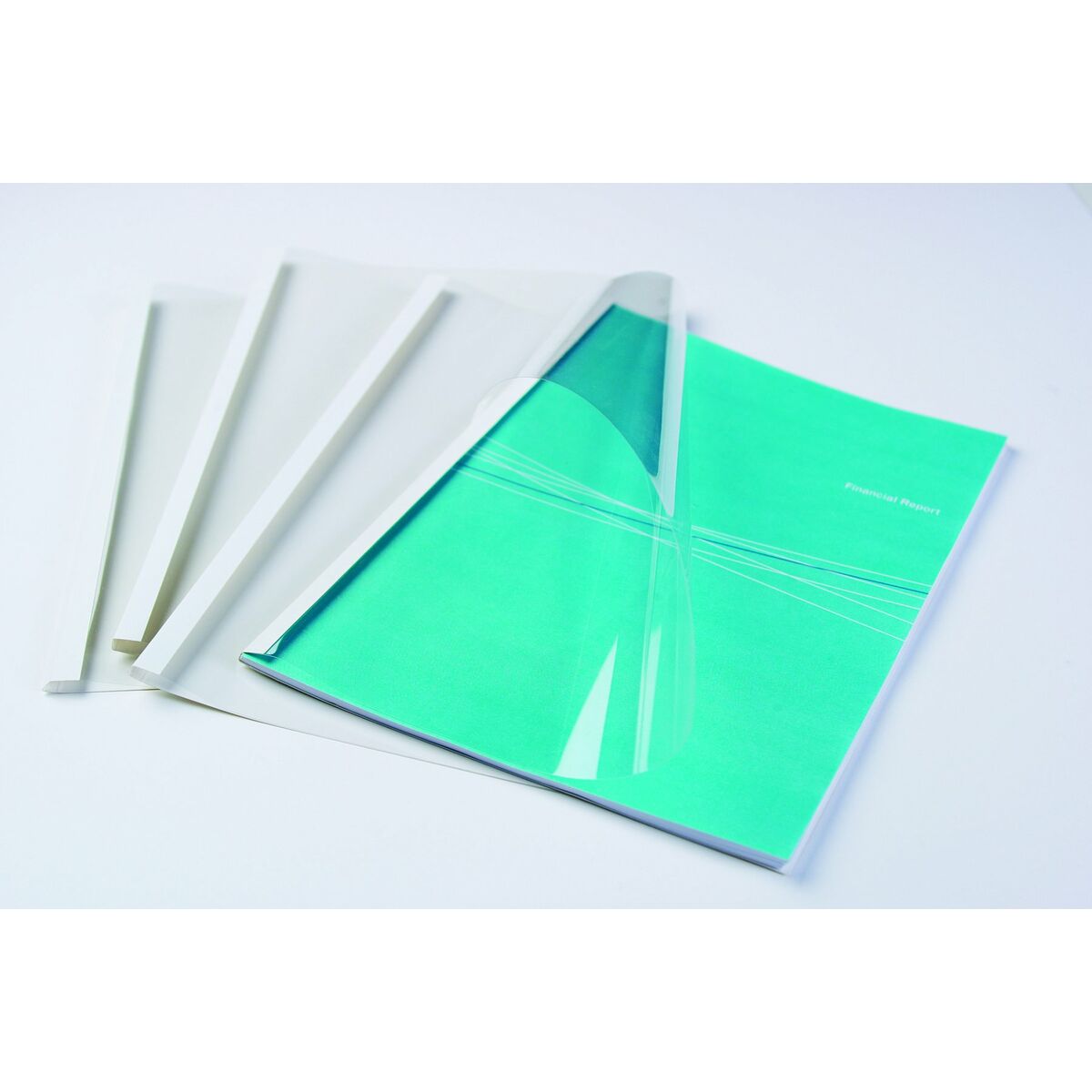 Portadas de encuadernación Fellowes 100 Unidades Blanco A4 PVC