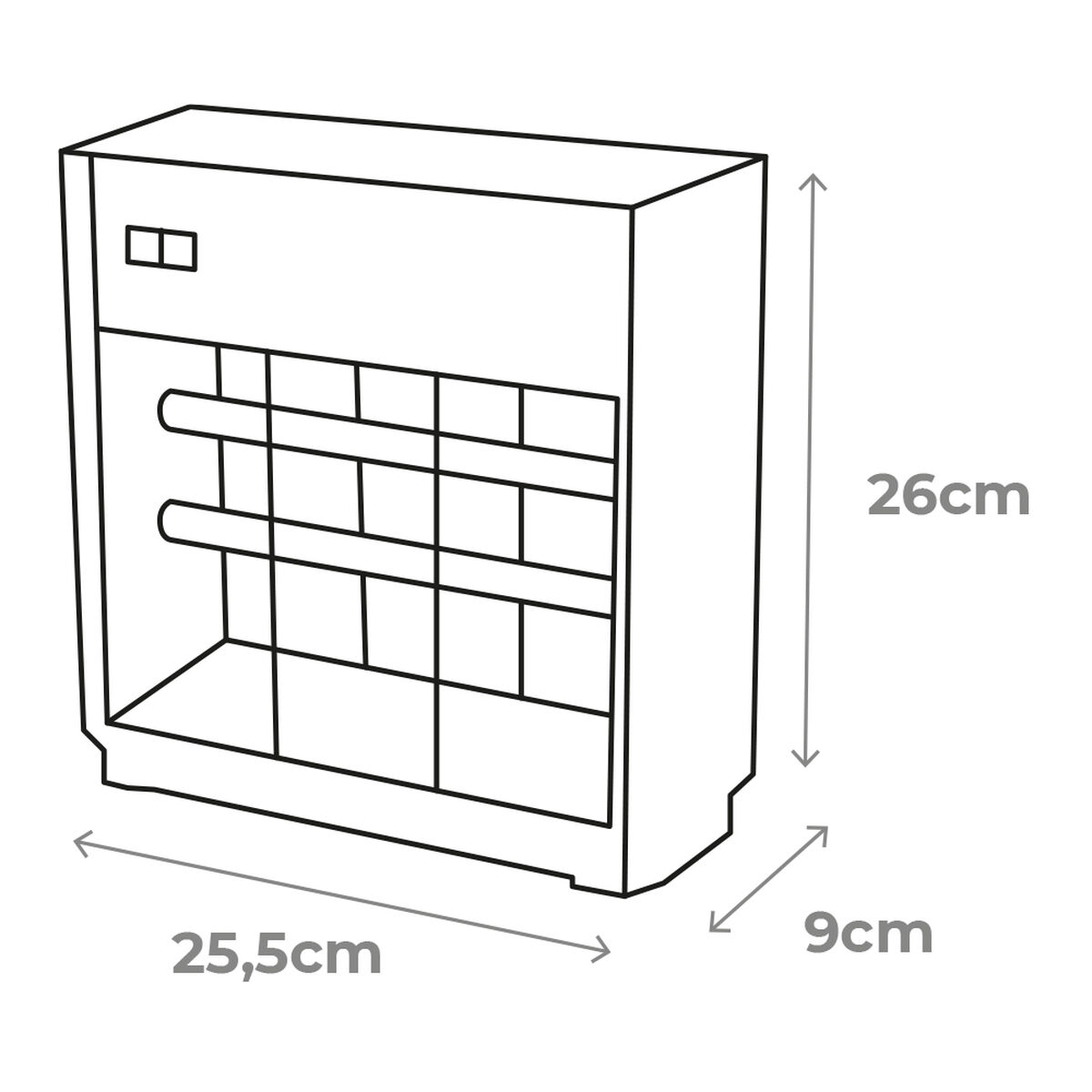 Mata insectos eléctrico EDM 06011 Negro Plateado 12 W 25,5 x 9 x 26 cm Profesional