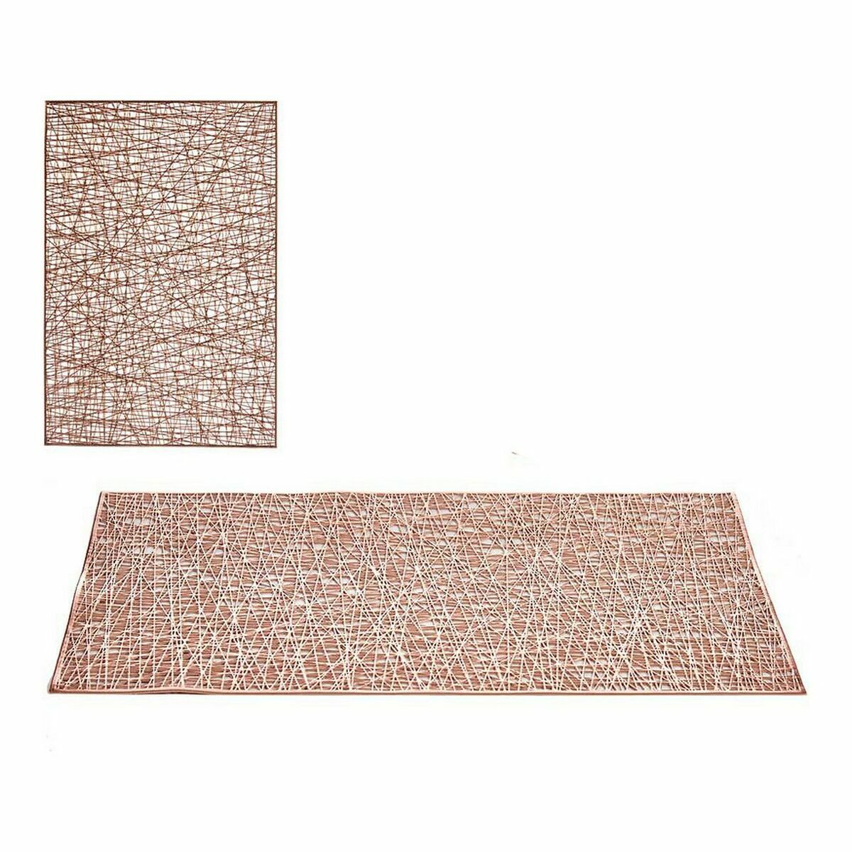 Salvamantel Kinvara Rosa Plástico 30 % Poliéster 45 x 0,01 x 30 cm 30 x 0,001 x 45 cm (12 Unidades)