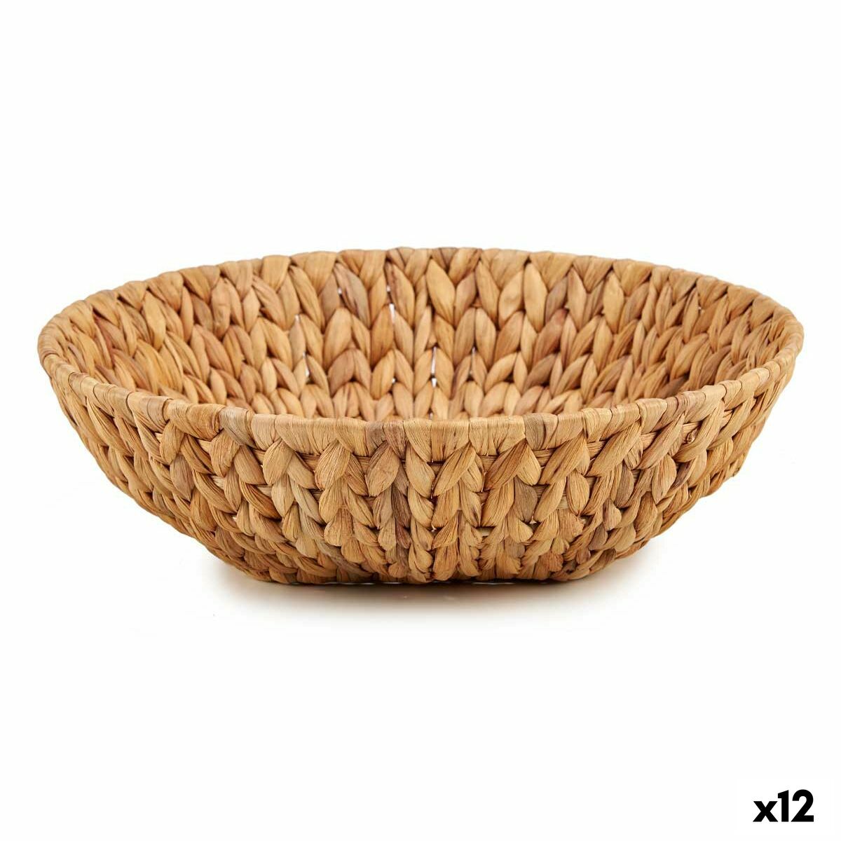 Centro de Mesa Gift Decor Marrón Metal Jacinto de agua 34 x 9 x 34 cm (12 Unidades)