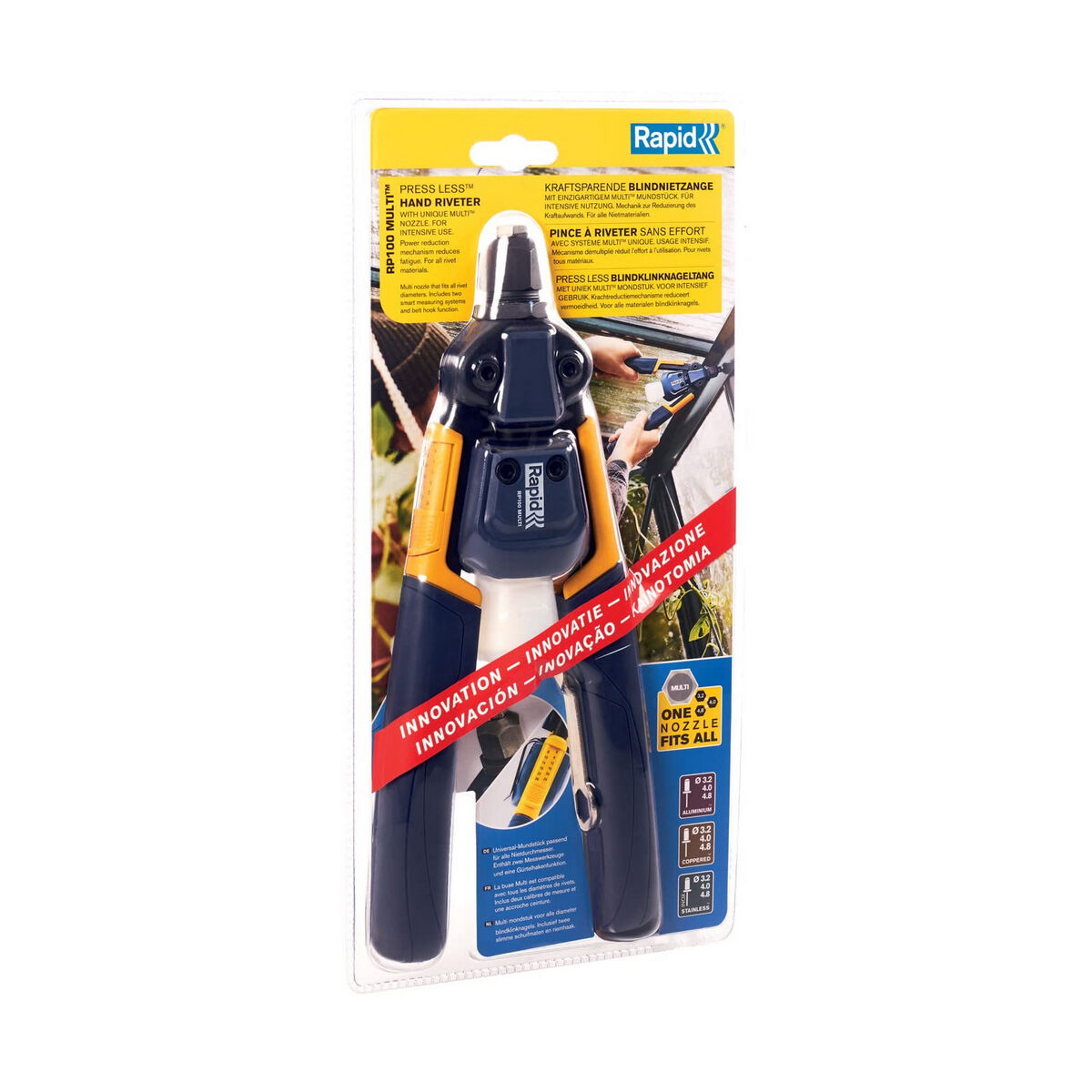 Remachadora Rapid RP 100 Multi Manual Profesional