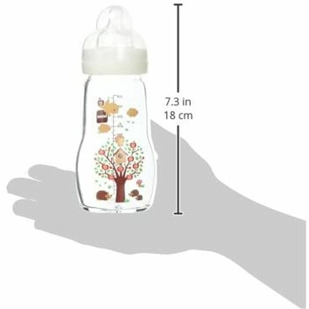 Biberón MAM Cristal Beige (260 ml)