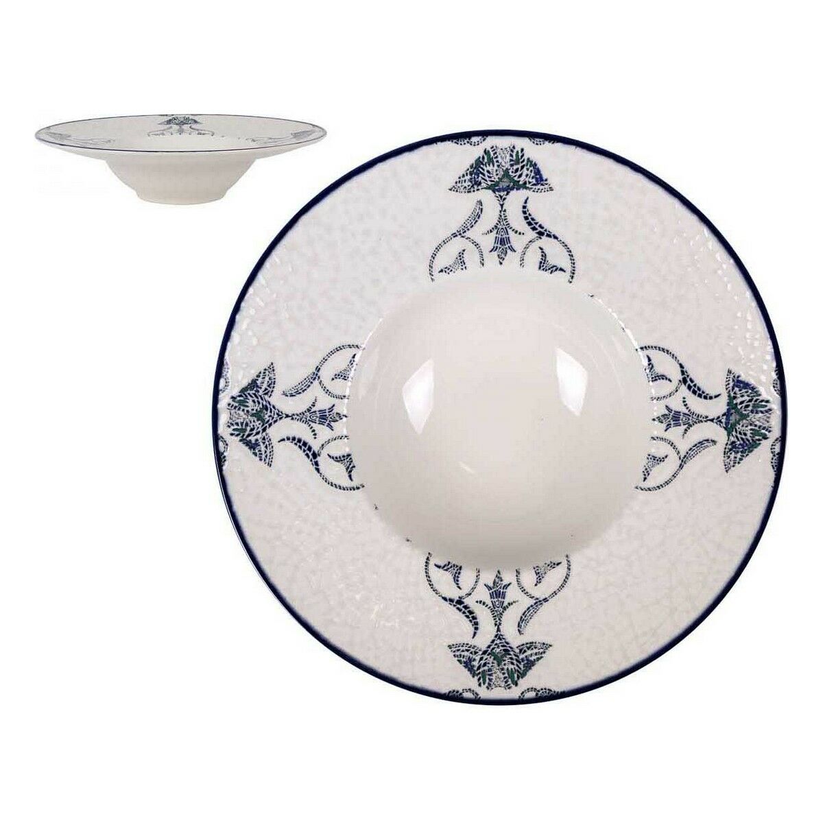 Plato para Pasta La Mediterránea Rosetta Porcelana Ø 28 cm