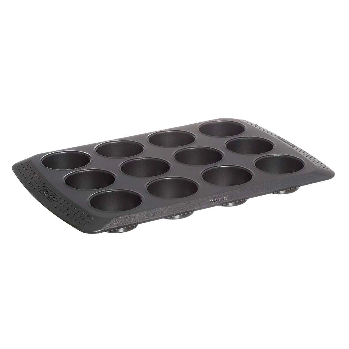 Moldes para Magdalenas Pyrex Magic Negro 31 x 26 x 4 cm (6 Unidades)