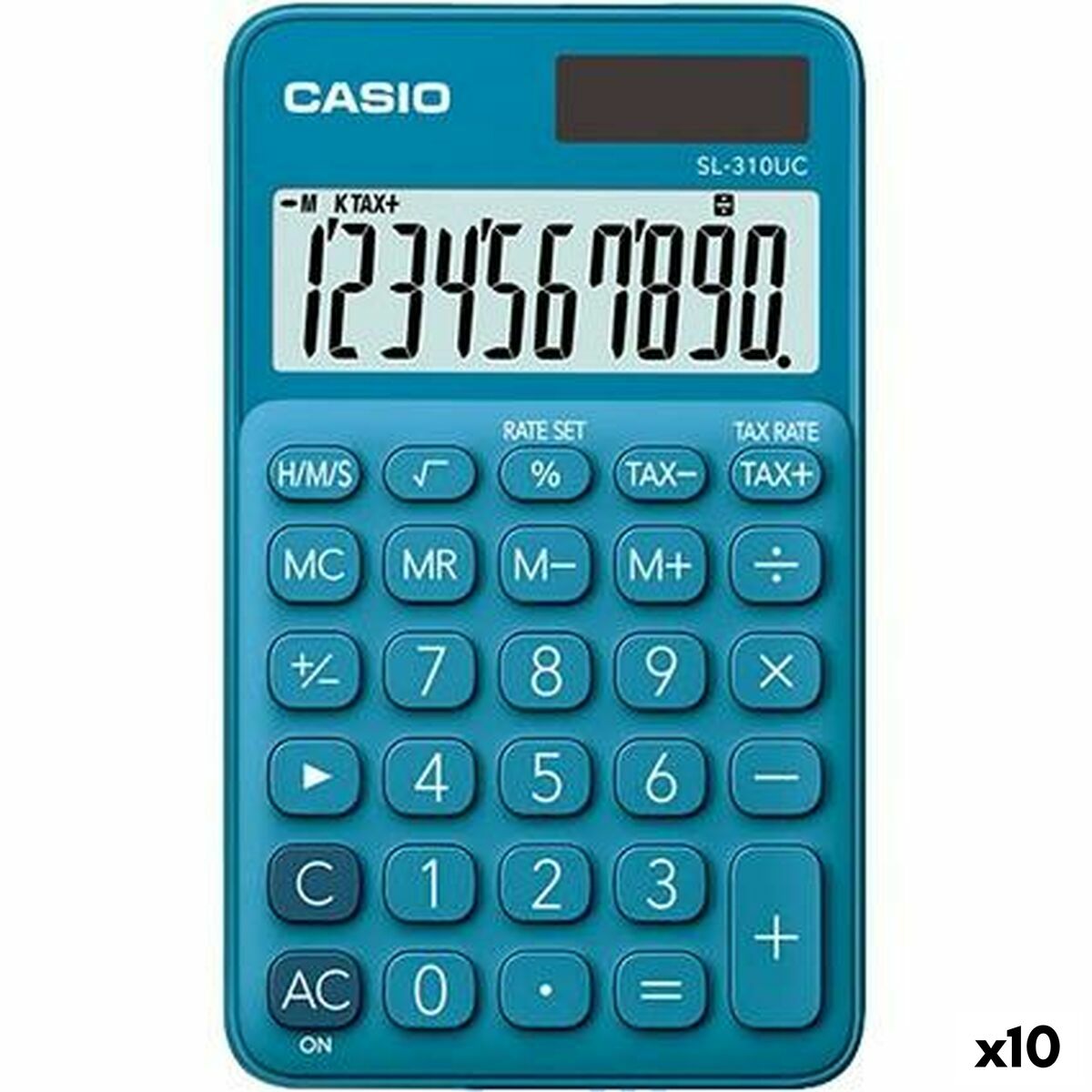 Calculadora Casio SL-310UC Azul (10 Unidades)