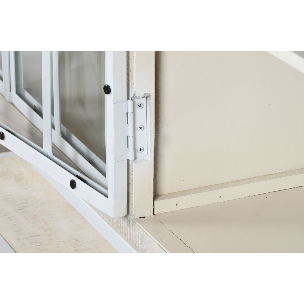 Aparador DKD Home Decor Blanco Metal Madera de mango 170 x 45 x 100 cm