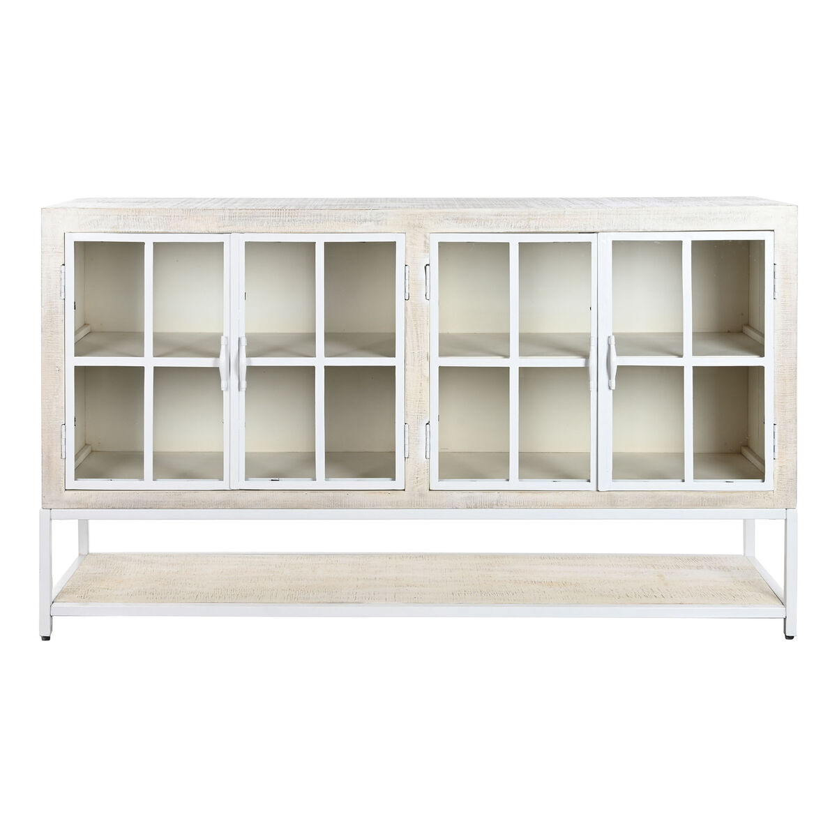Aparador DKD Home Decor Blanco Metal Madera de mango 170 x 45 x 100 cm
