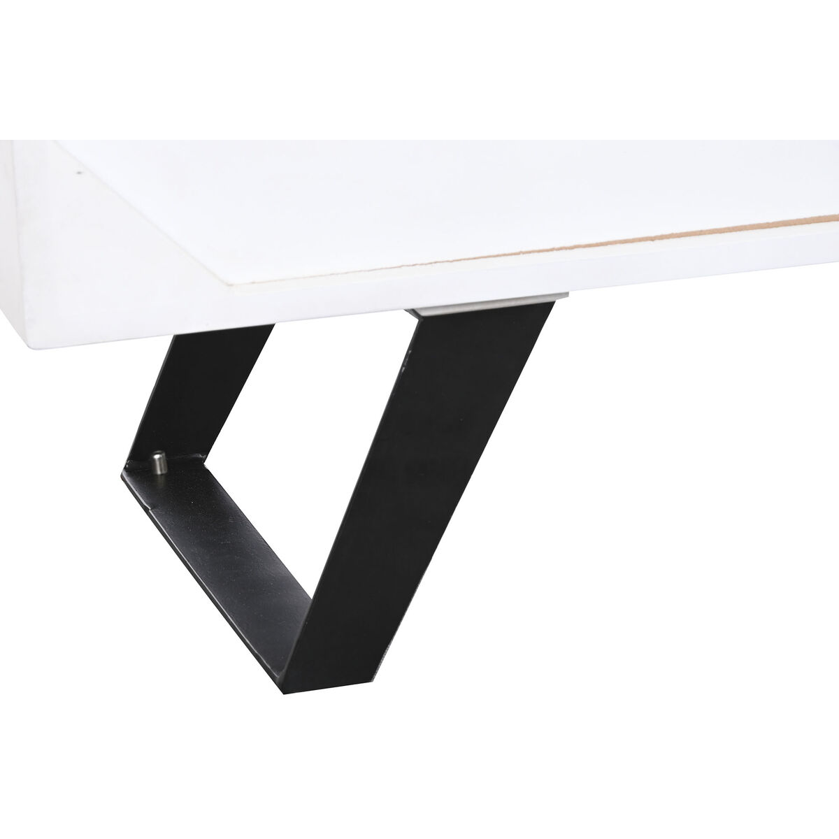 Aparador DKD Home Decor Blanco Marrón oscuro Madera de mango 150 x 40 x 80 cm