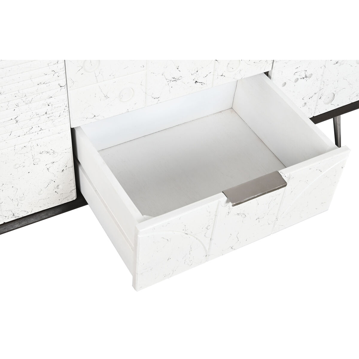 Aparador DKD Home Decor Blanco Marrón oscuro Madera de mango 150 x 43 x 80 cm