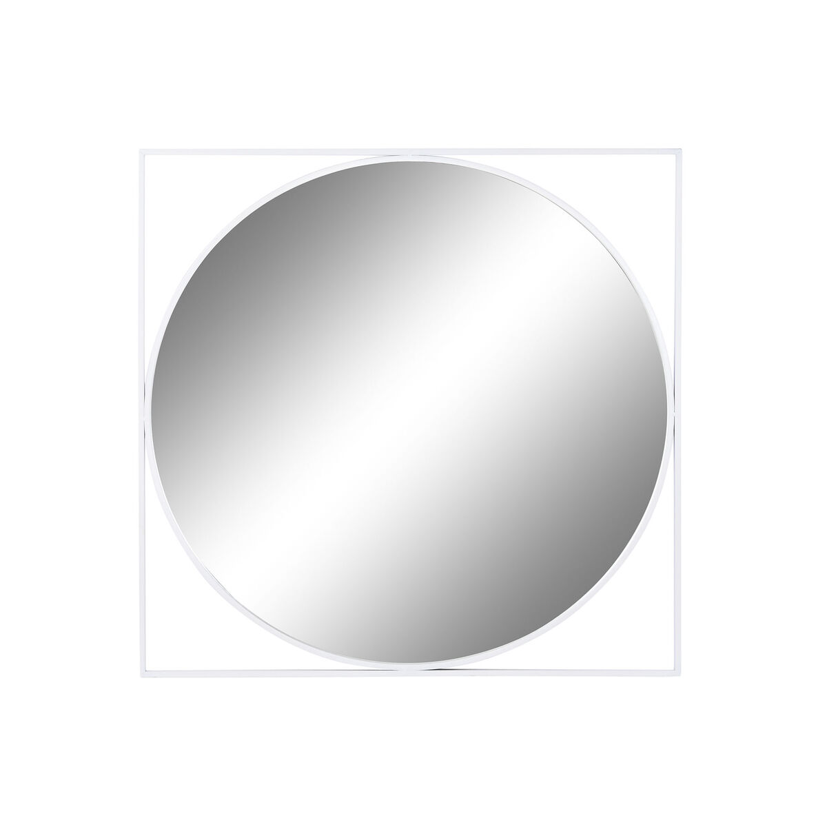 Espejo de pared DKD Home Decor Blanco 85,5 x 3 x 85,5 cm (3 Piezas) (3 Unidades)