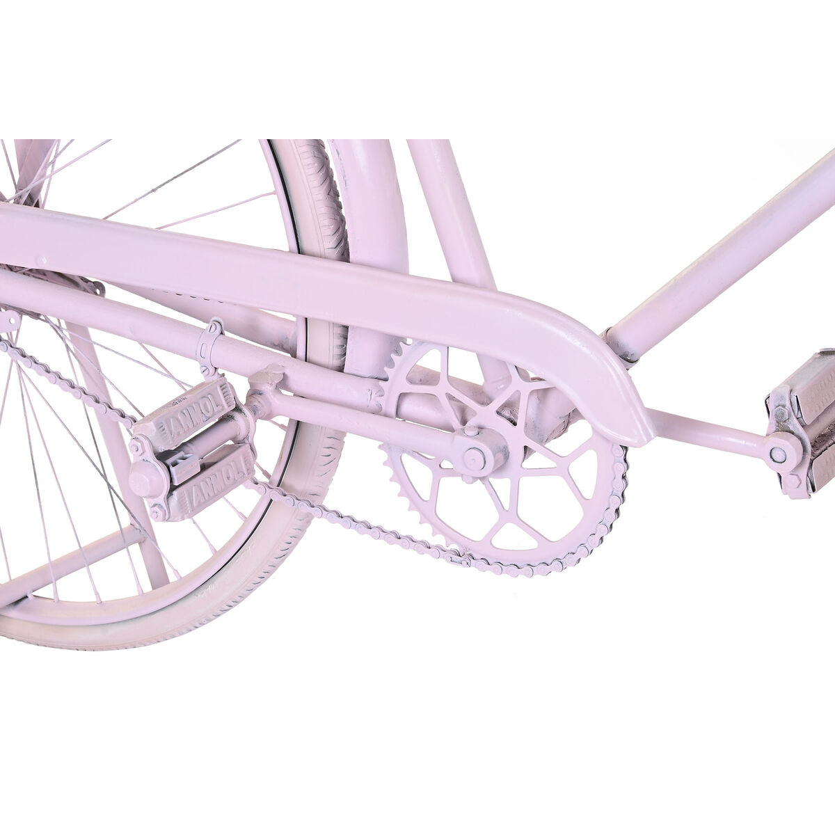 Recibidor DKD Home Decor Rosa claro 180 x 41 x 94 cm Bicicleta