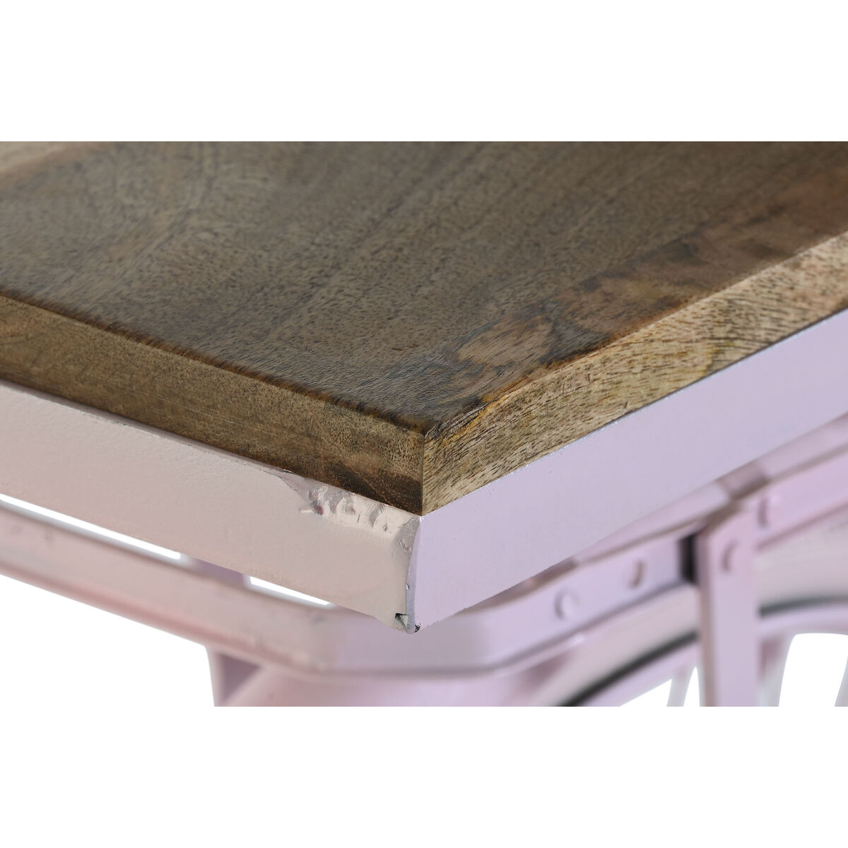 Recibidor DKD Home Decor Rosa claro 180 x 41 x 94 cm Bicicleta