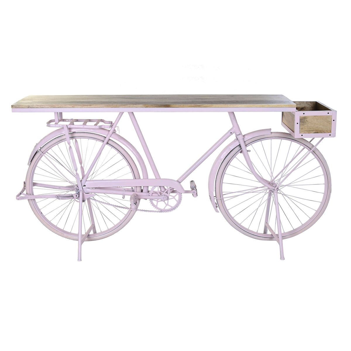 Recibidor DKD Home Decor Rosa claro 180 x 41 x 94 cm Bicicleta