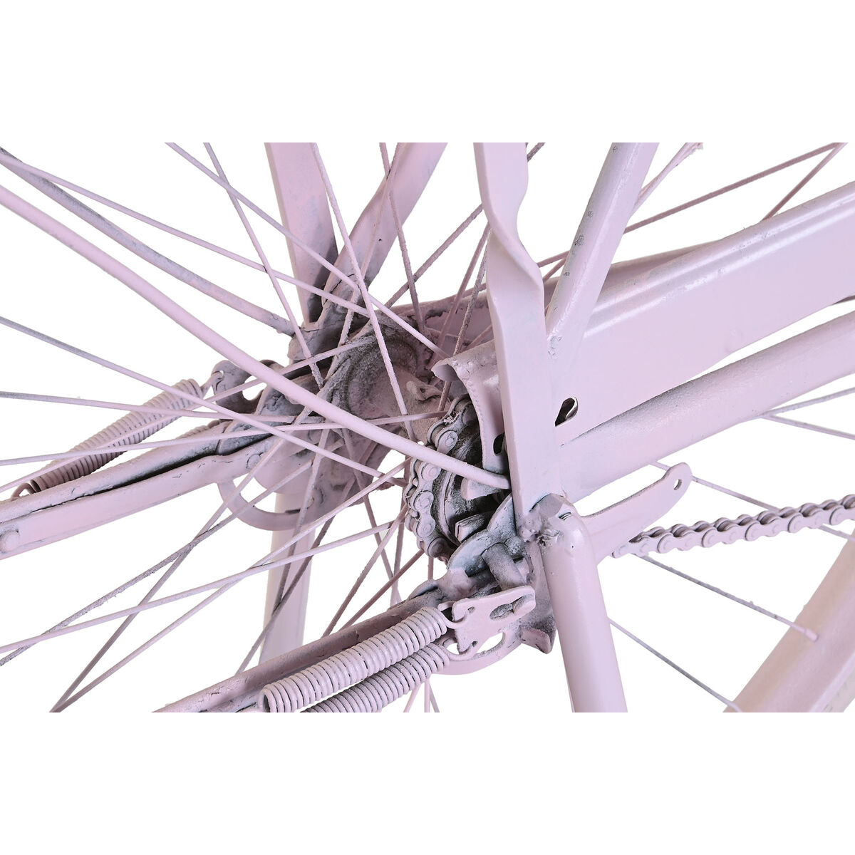 Recibidor DKD Home Decor Rosa claro 180 x 41 x 94 cm Bicicleta