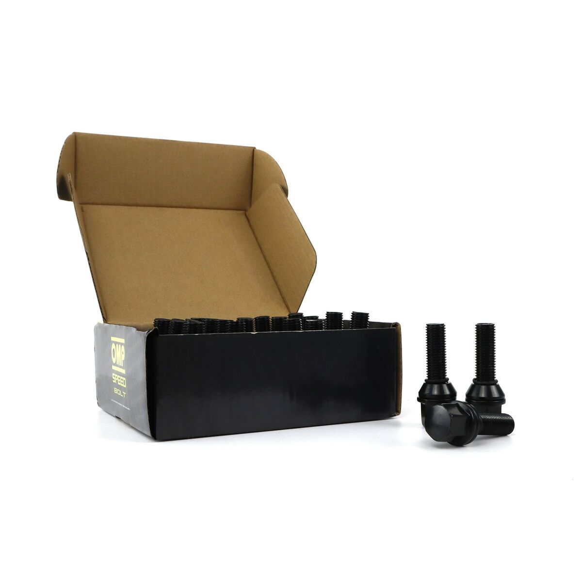 Kit de tornillos OMP OMPS09781201 26 mm Negro M12 x 1,50