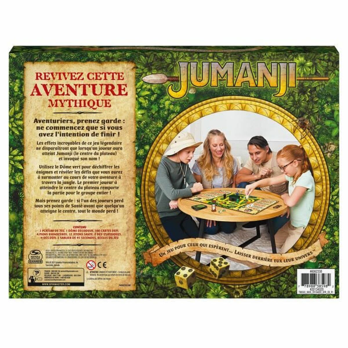 Juego de Mesa Spin Master Jumanji (Francés) (FR)