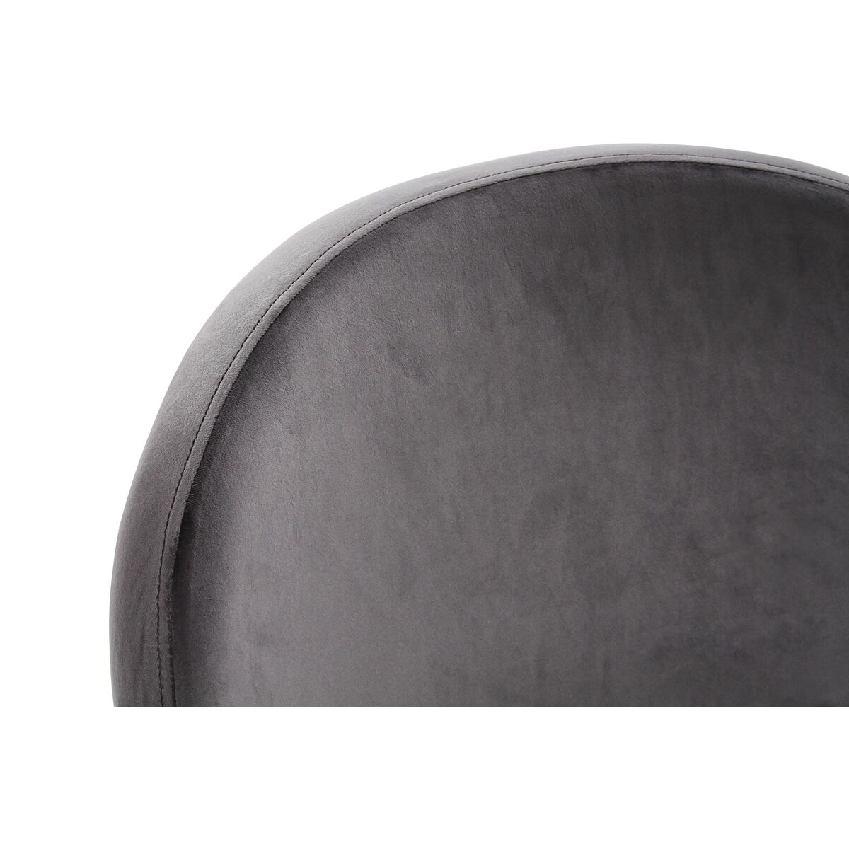 Silla DKD Home Decor Negro Dorado Poliéster Metal 62 x 58 x 73 cm