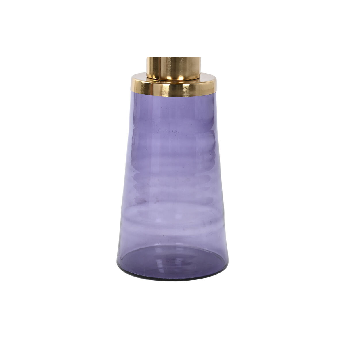 Mesa auxiliar DKD Home Decor 37 x 37 x 50 cm Cristal Azul Dorado Hierro