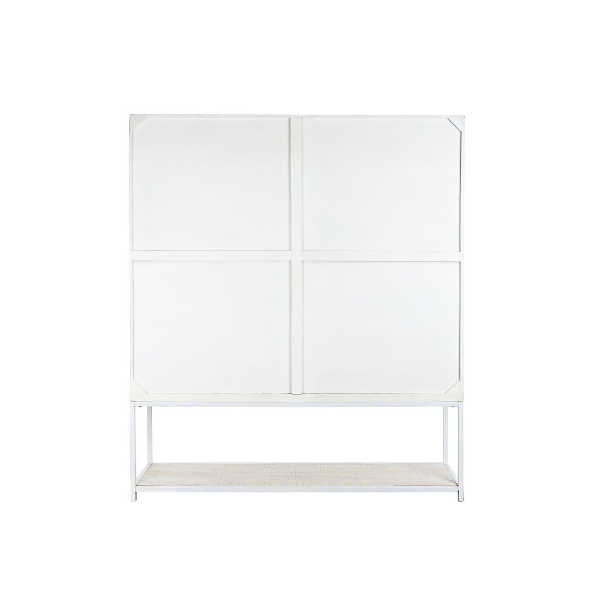 Estantería DKD Home Decor Blanco Negro Metal Madera de mango 170 x 45 x 200 cm