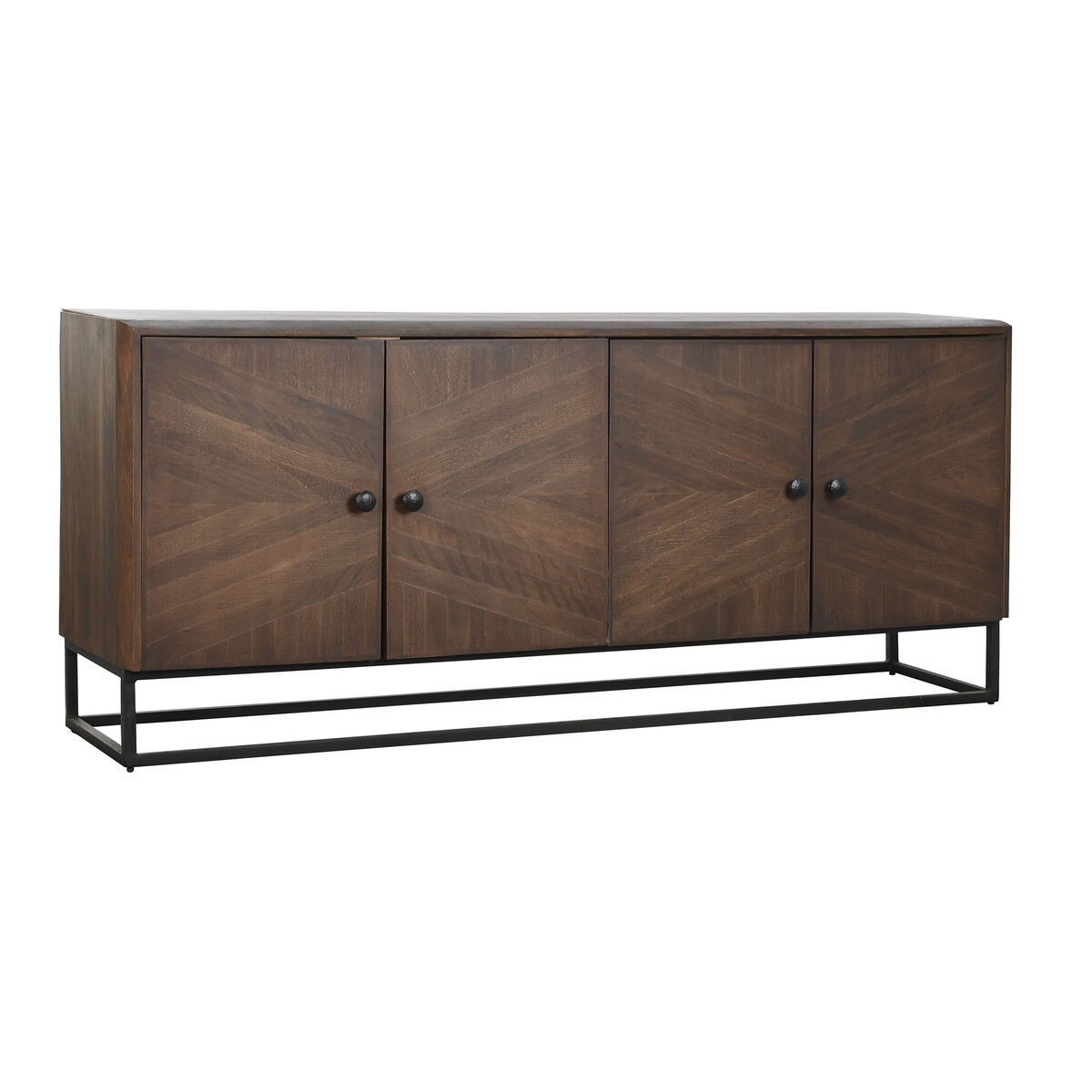 Aparador DKD Home Decor Marrón oscuro Madera 177 x 38 x 75 cm
