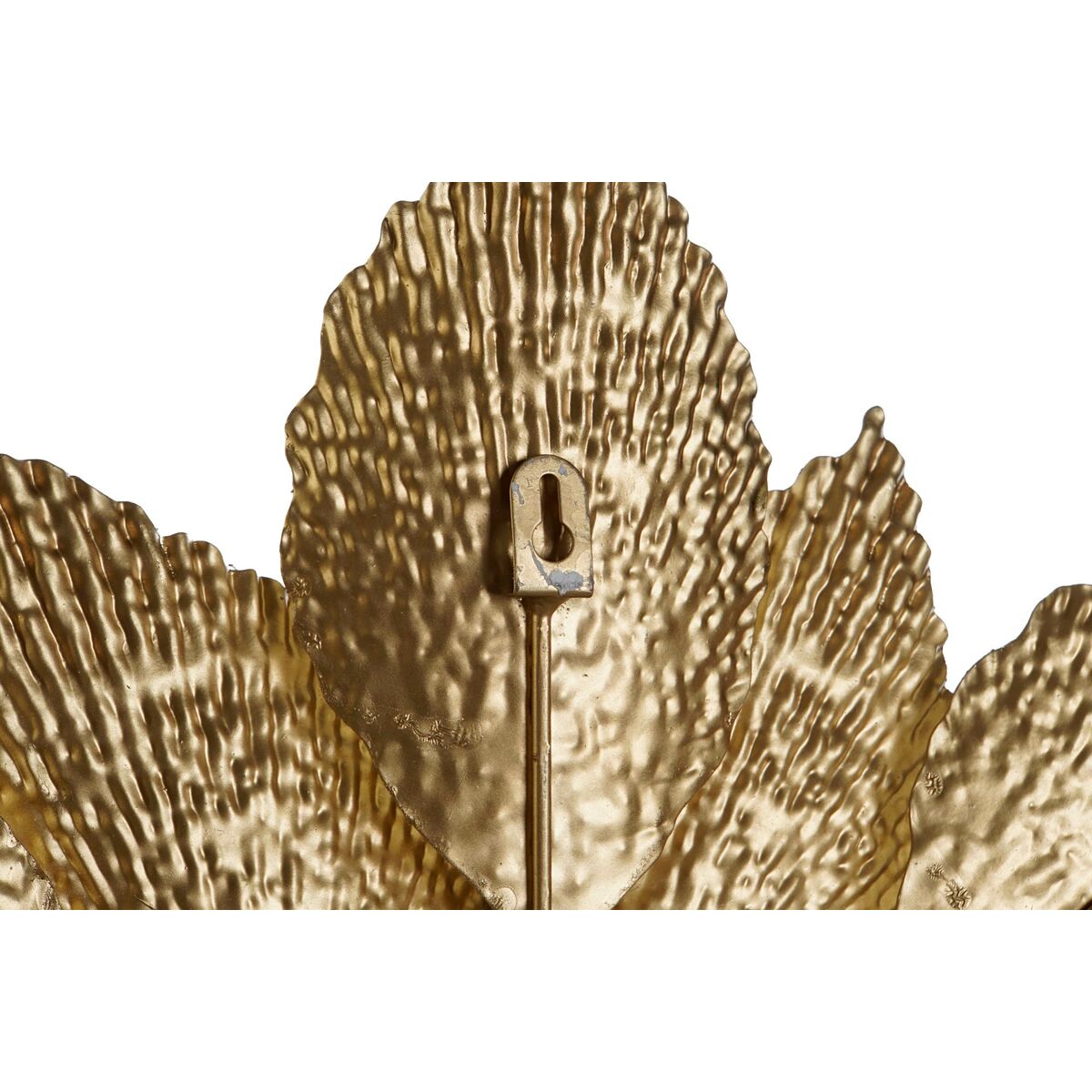 Decoración de Pared DKD Home Decor 56 x 4,5 x 56 cm Flor Dorado Moderno