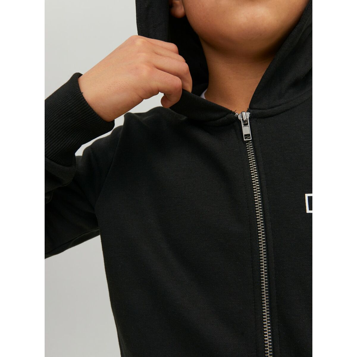 Sudadera con Capucha Niño Jack & Jones JCOSPACE LOGO SWEAT 12221210 Negro