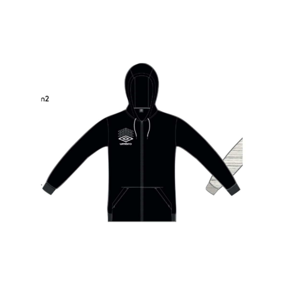 Chaqueta Deportiva para Hombre Umbro  TERRACE 66206U 060  Negro