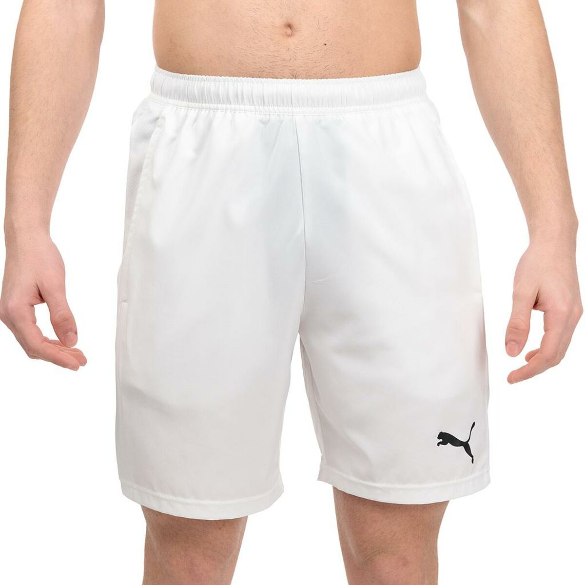 Pantalones Cortos Deportivos para Hombre TEAMLIGA 931835 Puma 04 Pádel Blanco