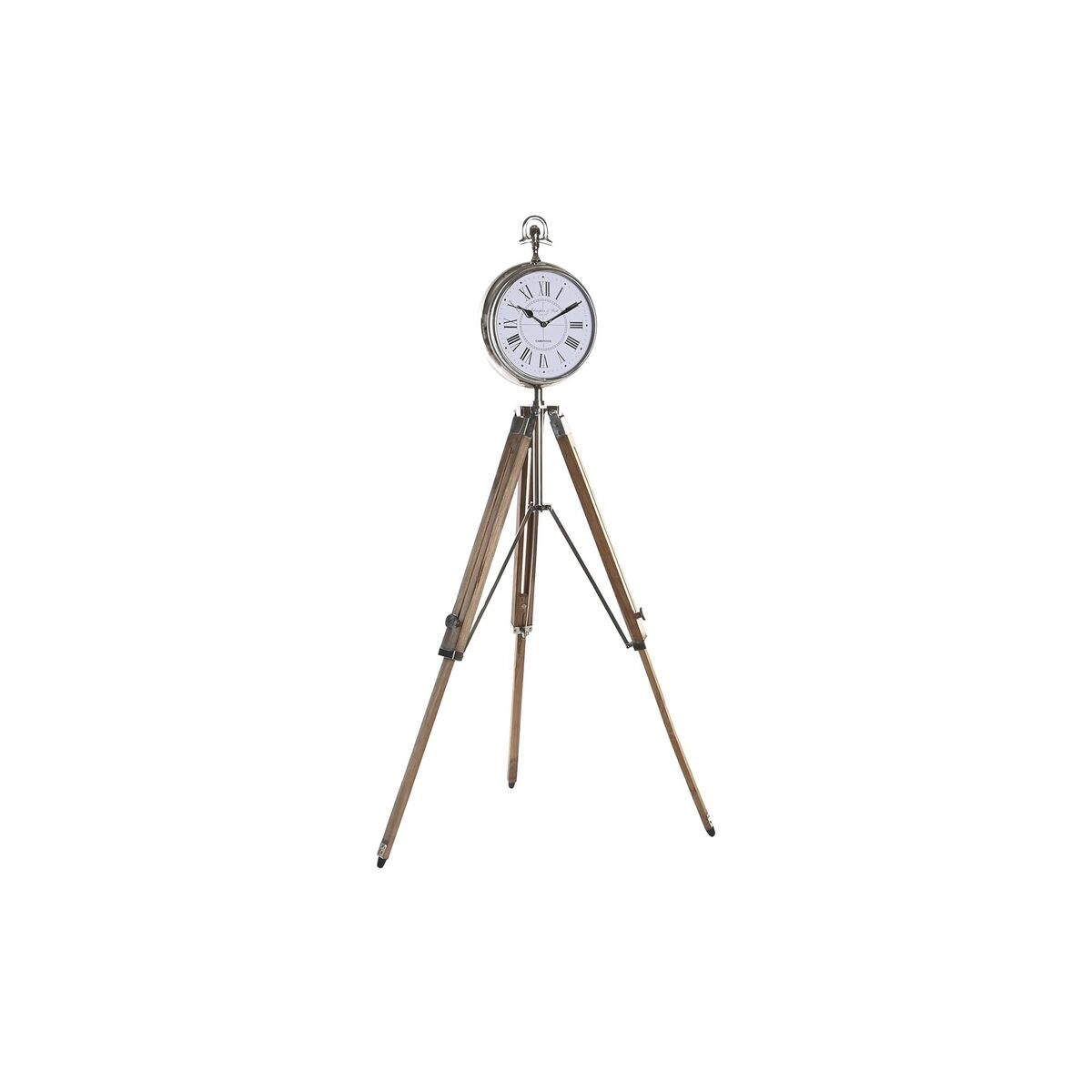 Reloj de Mesa DKD Home Decor Plateado Natural