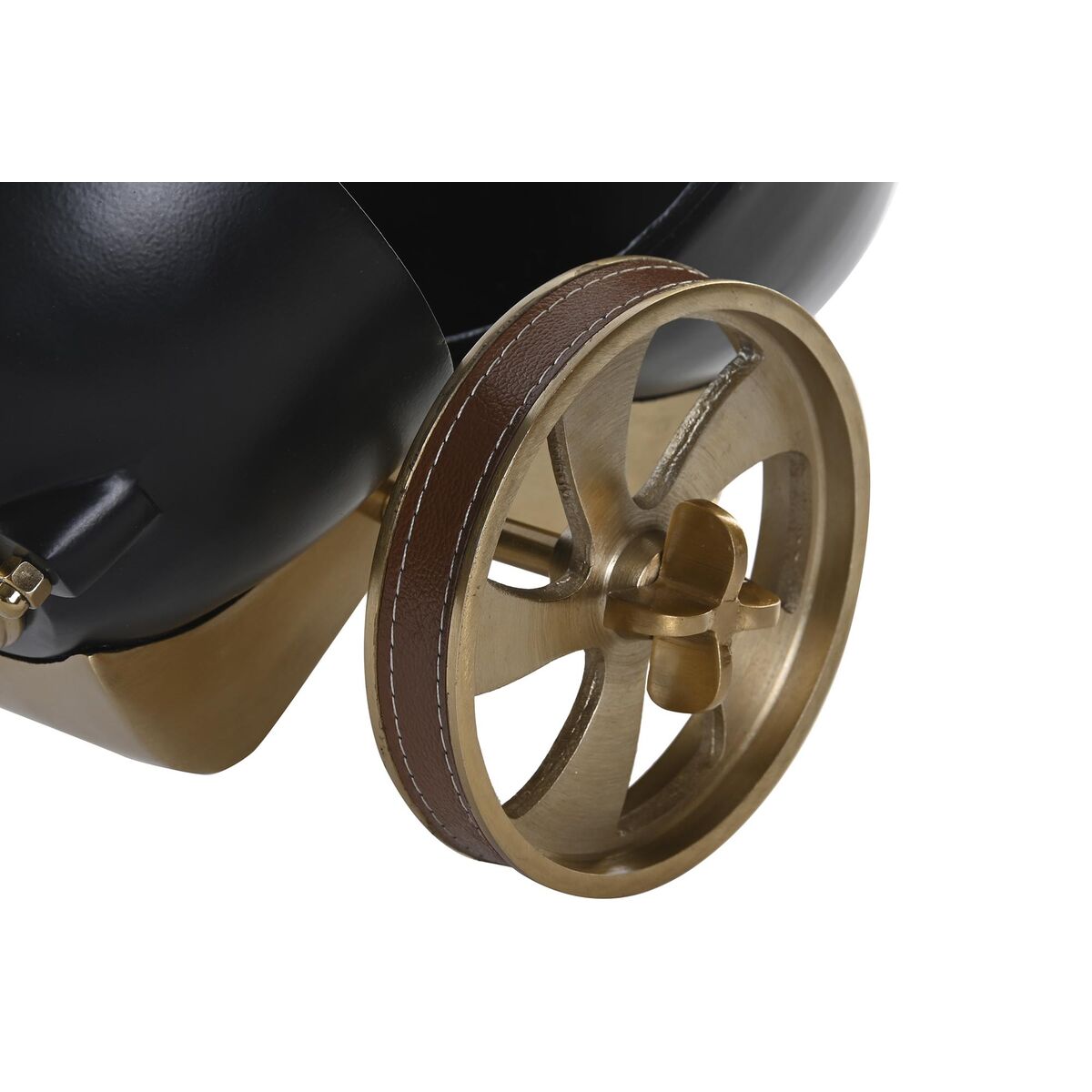 Reloj de Mesa DKD Home Decor Negro Dorado Colonial