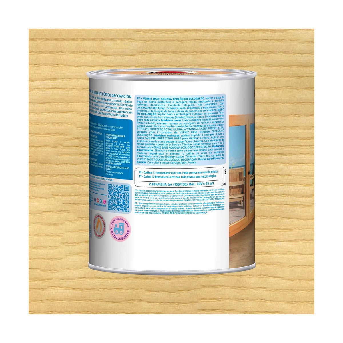 Barniz Titanlux m22100034 750 ml Incoloro Mate