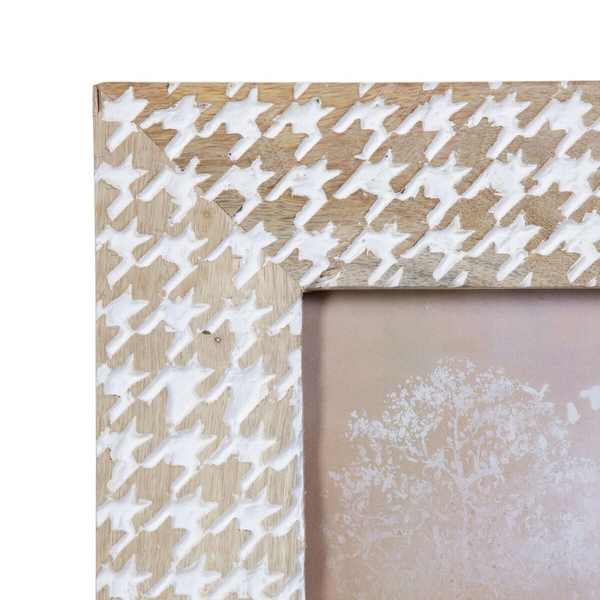 Portafotos 10,16 x 15,24 x 1,3 cm Madera Blanco