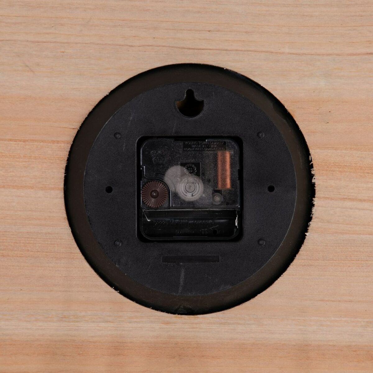 Reloj de Pared Natural Madera de abeto 60 x 4,5 x 60 cm