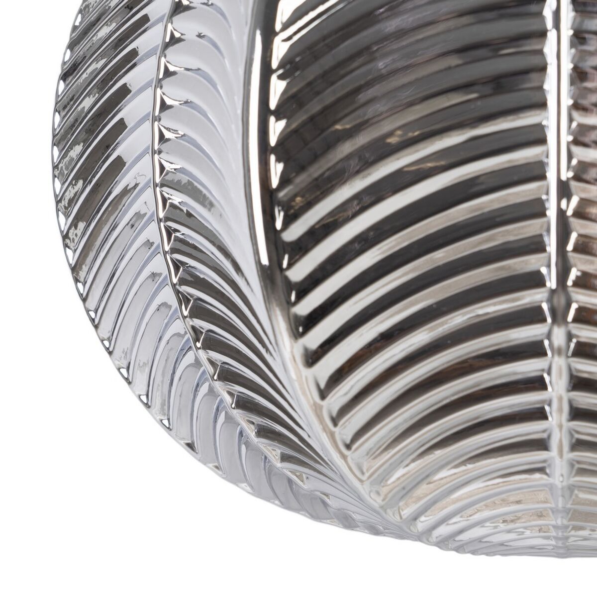 Lámpara de Techo 34,5 x 34,5 x 130 cm Cristal Gris