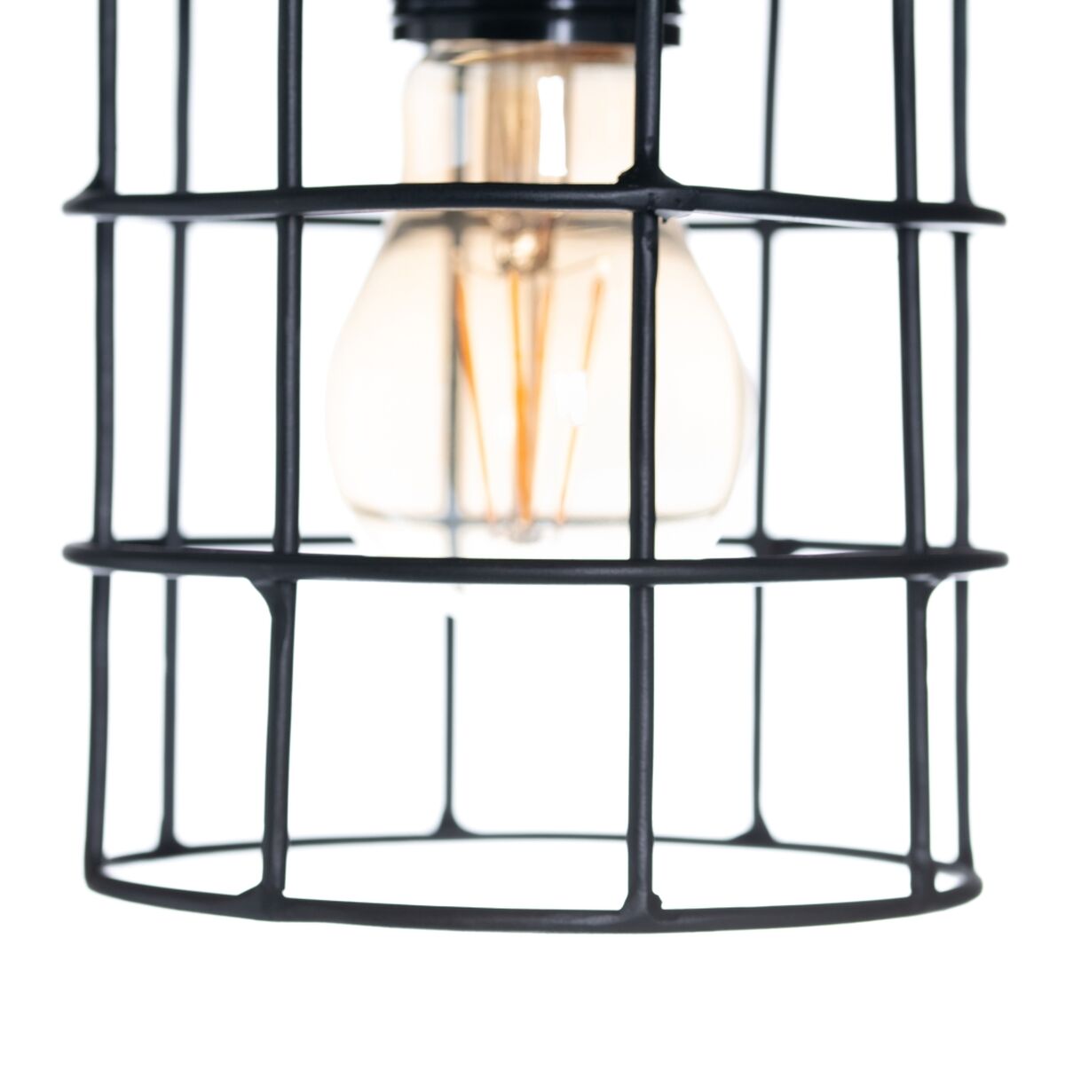 Lámpara de Techo 12 x 12 x 27 cm Natural Dorado Madera Hierro 220 V Madera de mango 240 V