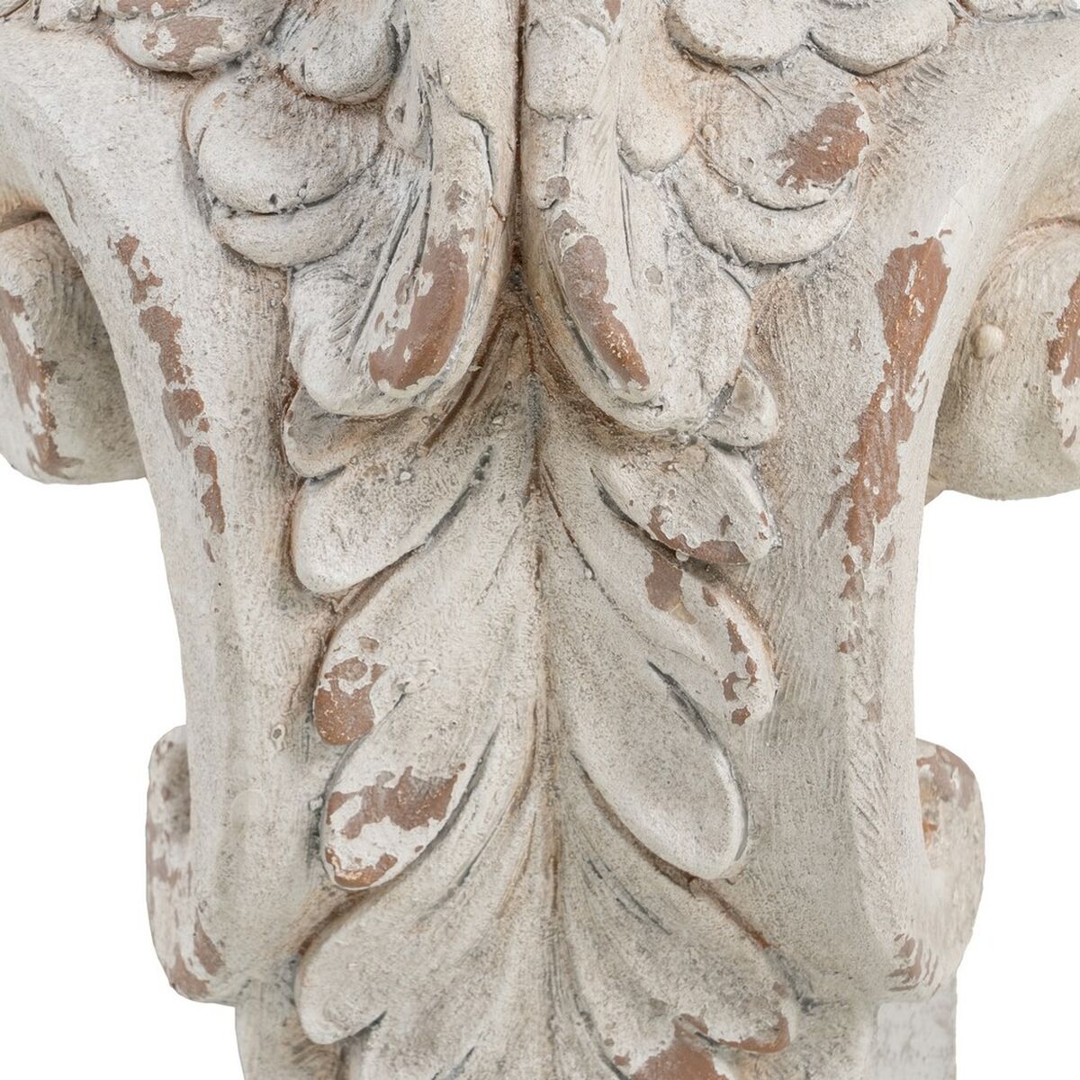 Escultura Blanco Resina Óxido de magnesio Ángel 60 x 25 x 68 cm