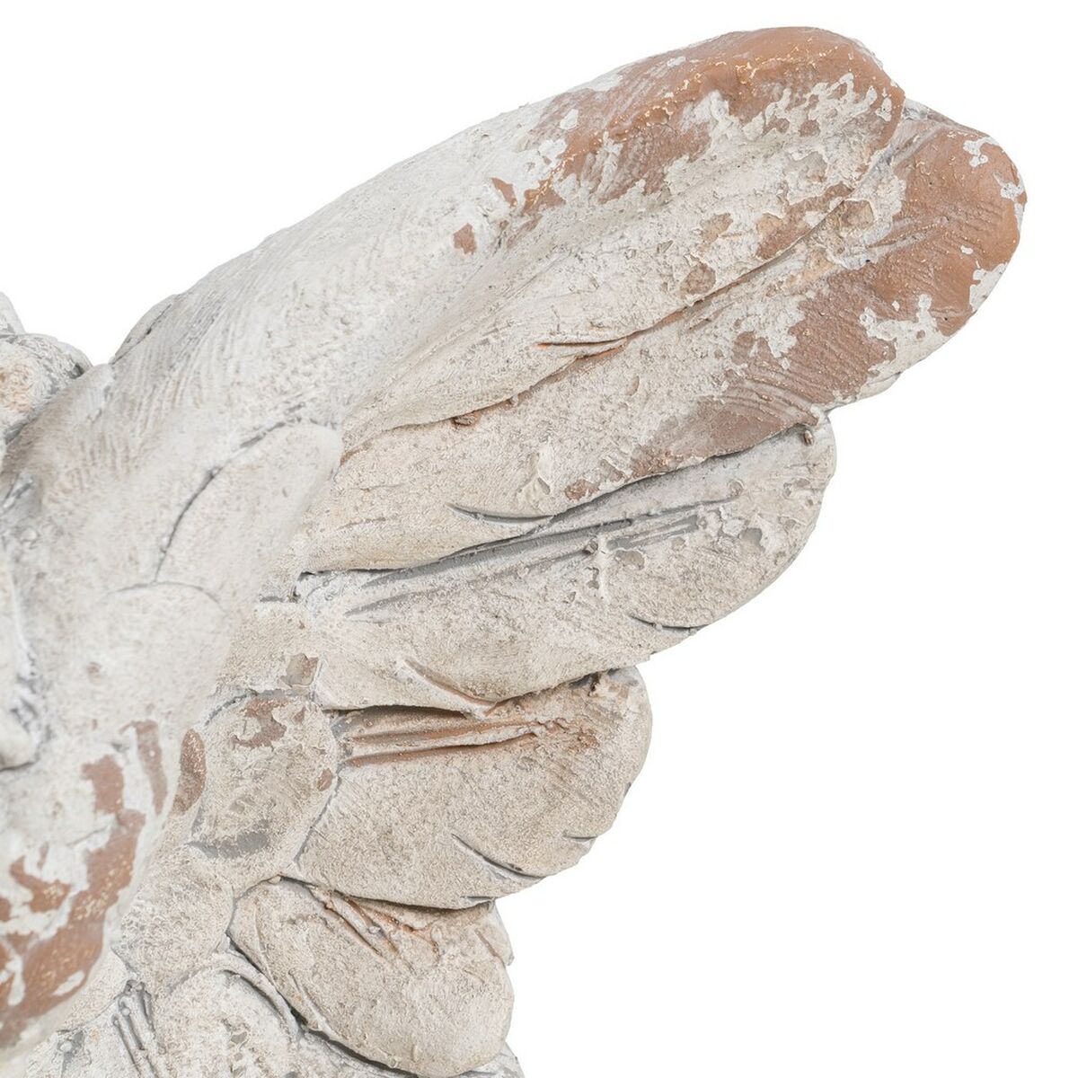 Escultura Blanco Resina Óxido de magnesio Ángel 60 x 25 x 68 cm