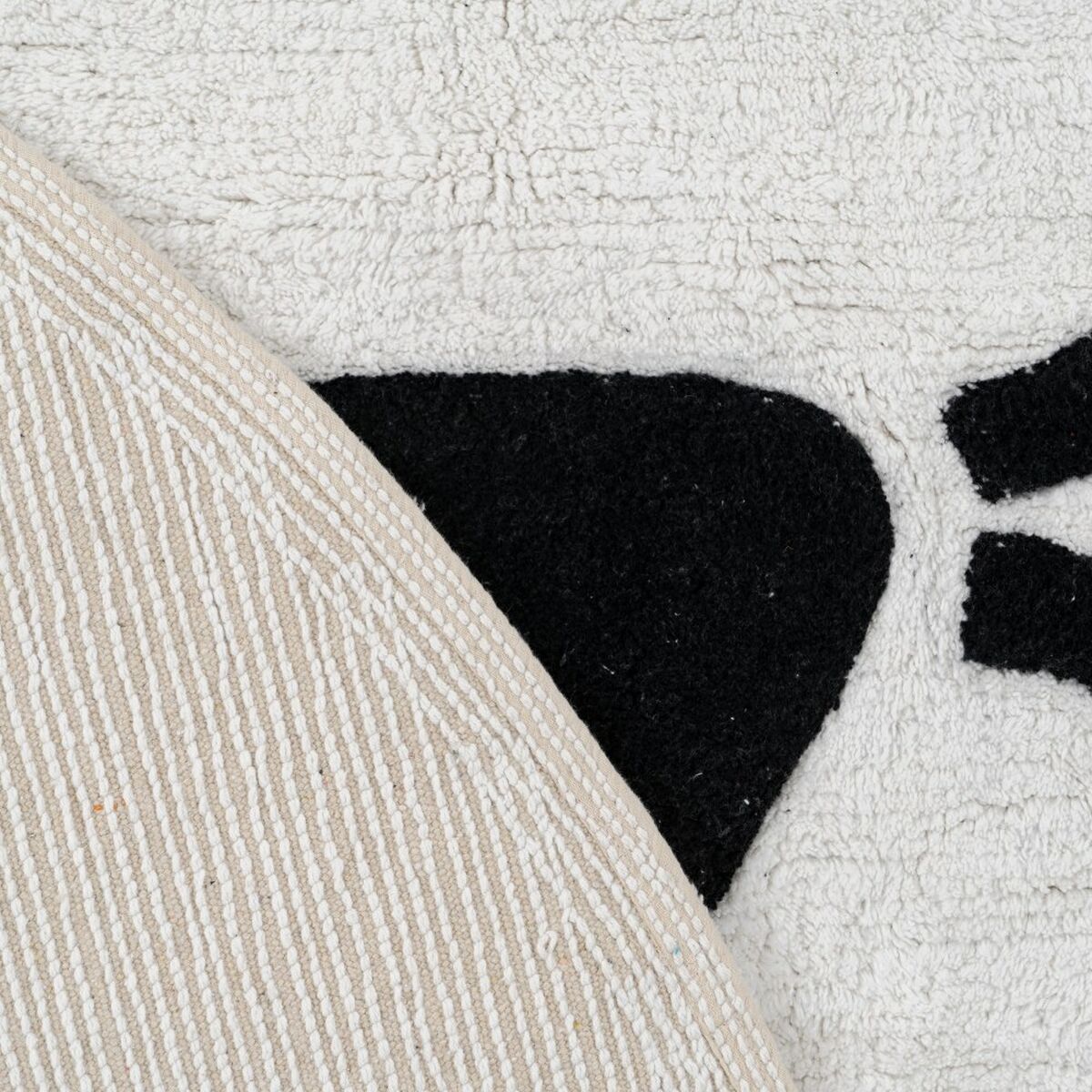 Alfombra Infantil 100 % algodón Gato 150 cm 150 x 150 x 1 cm