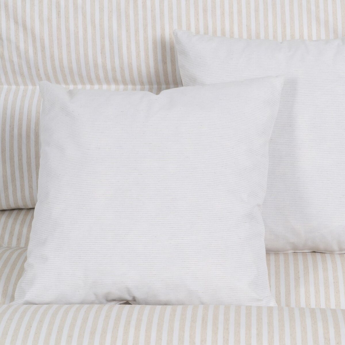 Cojín 4 Piezas Beige 120 x 80 cm