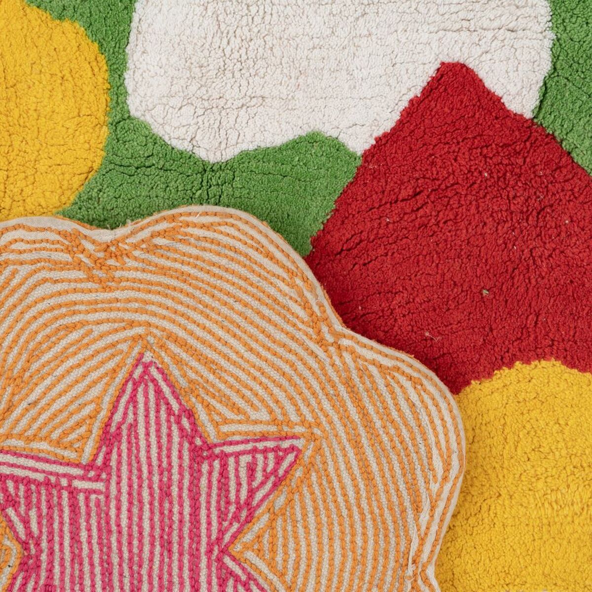 Alfombra Infantil 100 % algodón 150 cm 150 x 150 x 1 cm