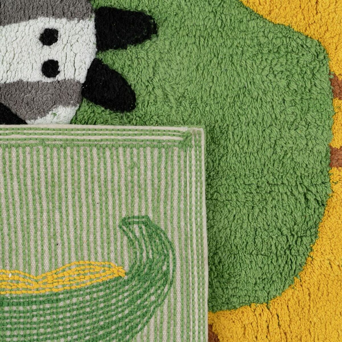 Alfombra Infantil 100 % algodón 135 x 100 cm 135 x 100 x 1 cm