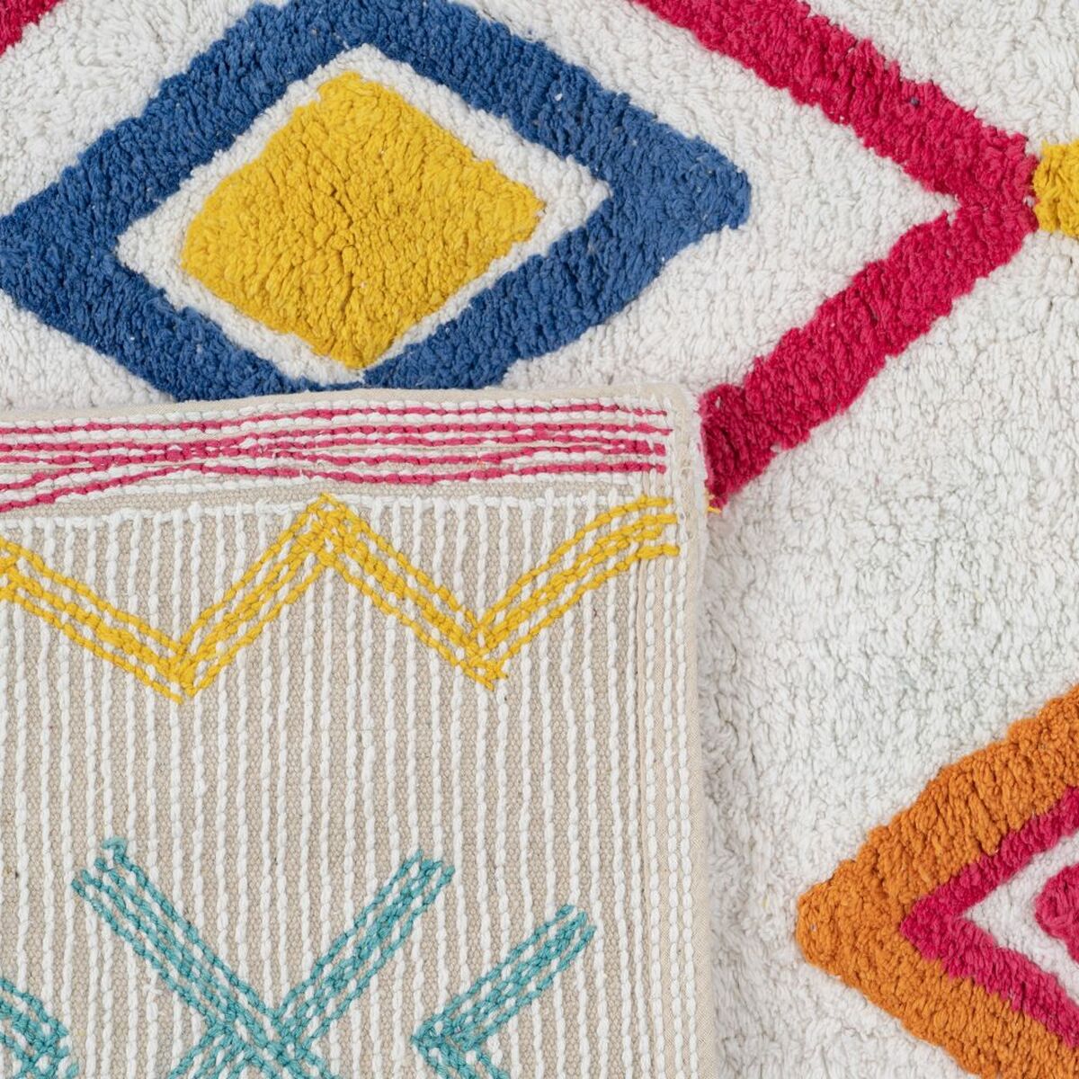 Alfombra Infantil 100 % algodón 135 x 100 cm 135 x 100 x 1 cm