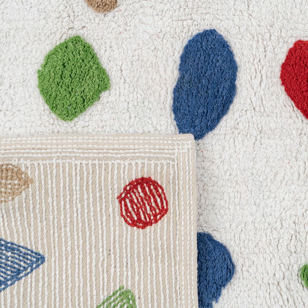 Alfombra Infantil Maui 100 % algodón 160 x 120 cm 160 x 120 x 1 cm